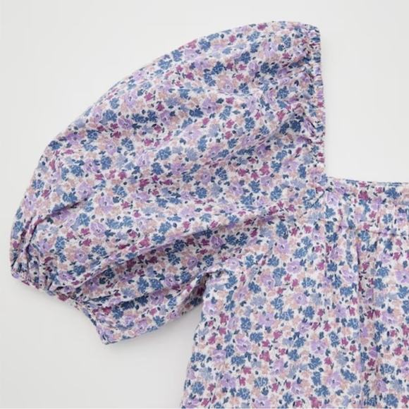 Uniqlo Printed Cotton Short Sleeve Mini Dress - Picture 3 of 10